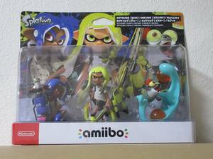 amiibo　トリプルセット　スプラトゥーン3　オクトリング　ブルー　インクリング　イエロー　コジャケ　アミーボ　ニンテンドースイッチ