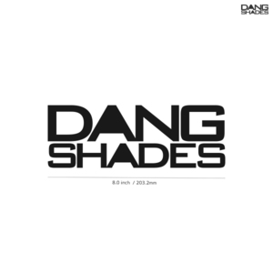 【DANG SHADES】ダンシェイディーズ★02★ダイカットステッカー★切抜きステッカー★LTD★8.0インチ★20.3cm