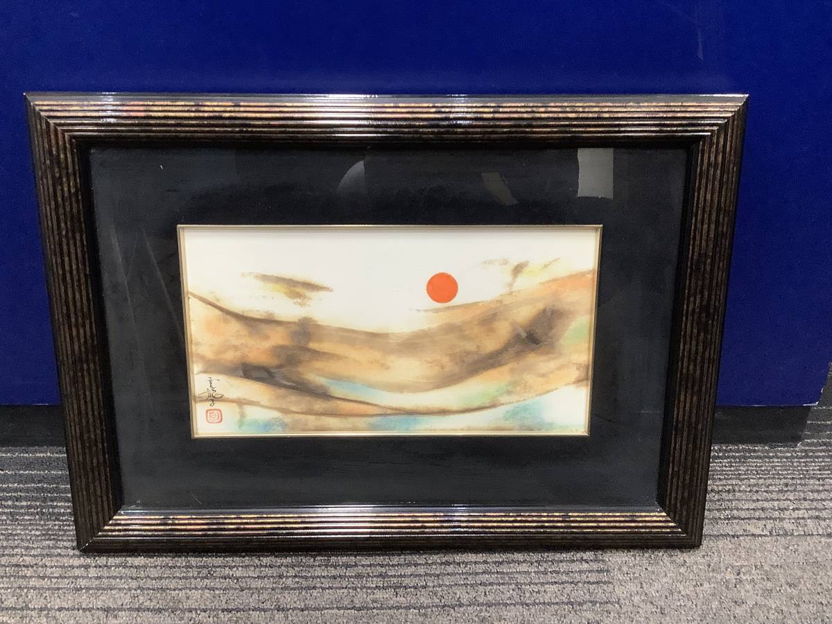 専門 店 油彩画 洋画 (油絵額縁付きで納品対応可) SM 「A New Down