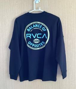 RVCA Roo ka long sleeve long sleeve T shirt long T US size XS Japan size M new goods unused domestic regular goods free shipping LUKA black black 