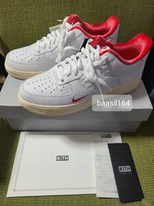 NIKE KITH AIR FORCE 1 LOW 26.5センチ CZ7926-100 WHITE/UNIVERSITY RED　ナイキ　キス　エアファース　宮下パーク　オープン記念