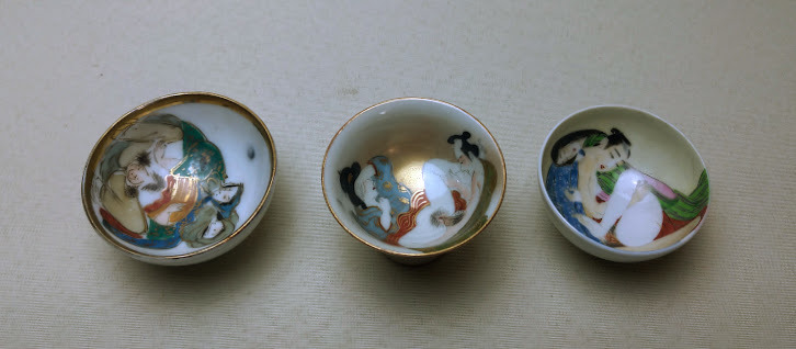 に初値下げ! 春画 盃セット 昭和レトロ 酒器 艶絵 | metodoicm.com.br