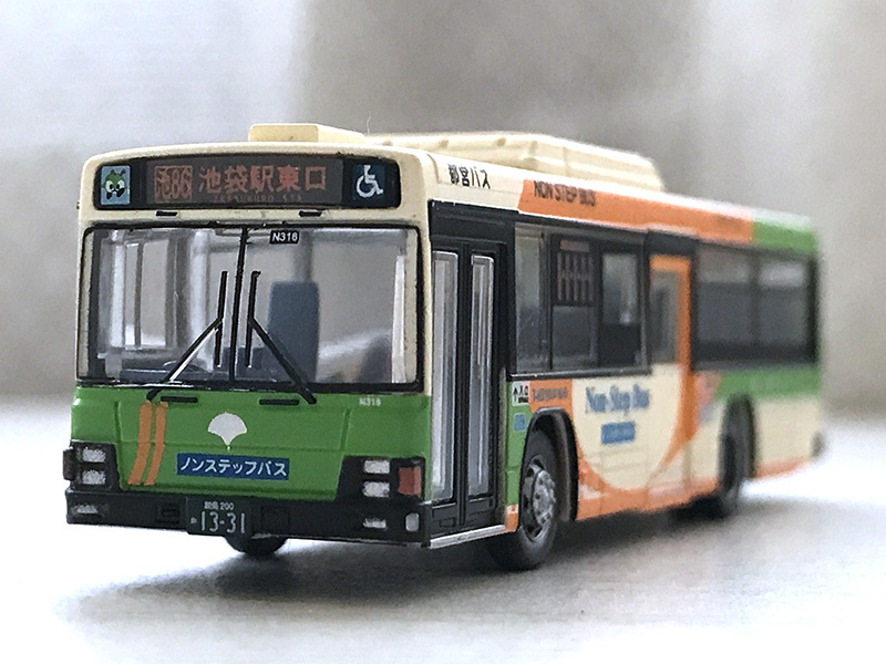 東京都交通局バス 2台セット エルガ/ブルーリボンII-