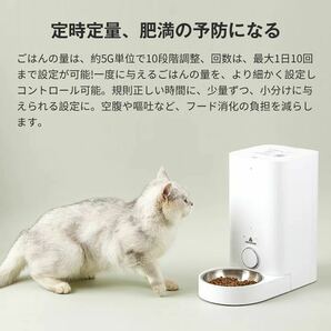 PETKIT 自動給餌器 猫 犬 給餌器 自動給餌機 ステンレス製 ペットキット 2.8Lの画像4