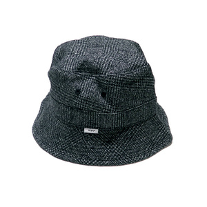 WTAPS ダブルタップス 20AW BUCKET/HAT/WOOL.TWEED.TEXTILE 202HCDT-HT14 バケット ハット ウール ツィード ブラック