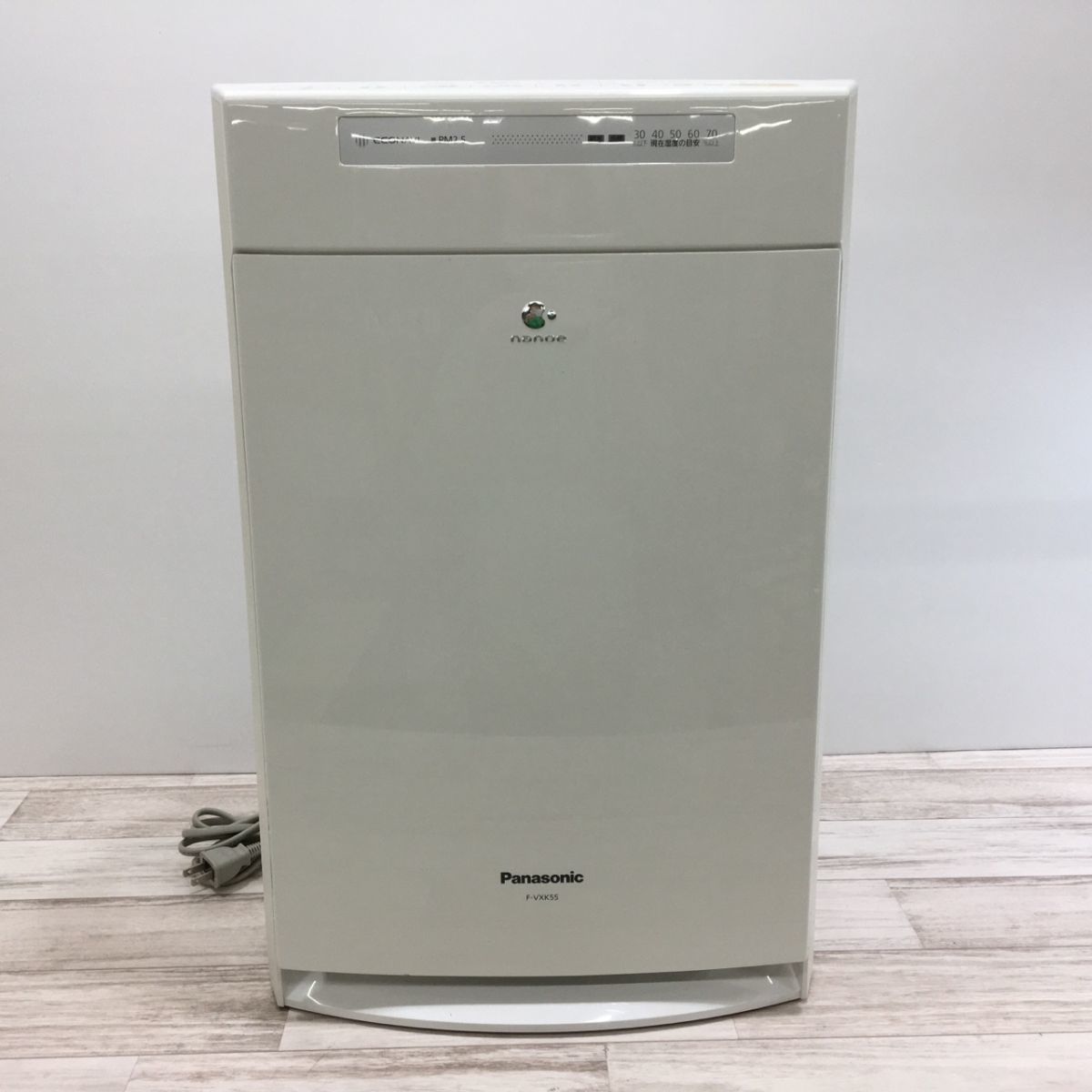未使用品】Panasonic 加湿空気清浄機 F-VXS55-W - library