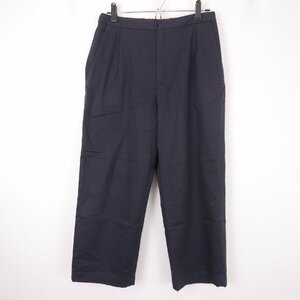 Morris & Sons モリスアンドサンズ メンズ ボトムス コットン 無地タック イージー パンツ NAVY 1