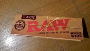 RAW 手巻き タバコ ペーパー クラシック シングルワイド　20個セット　送料140円