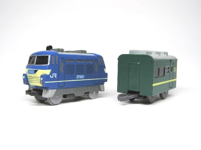 でんききかんしゃ プラレール 車両 レトロ 昭和 上下箱 往復 EF-66 www