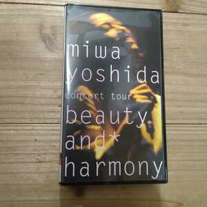 miwa yoshida 吉田美和　concert tour beauty and harmony VHS 中古