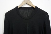 正規品 美品20SS acronym アクロニウム s23-AK CASHLLAMA LONG SLEEVE SWEATER カシュラマ ニット セーター プルオーバー 本物 黒326M▲_画像3