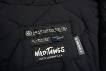 美品21AW MOUT RECON TAILORマウトリーコンテーラー × WILD THINGSワイルドシングス Denali jacketデナリ ダウン ジャケット 黒227M▲_画像4