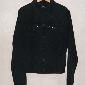 メンズメルローズ 長袖 ブラック デニムジャケット サイズ3 中古品 綿100％ MEN'S MELROSEの画像1