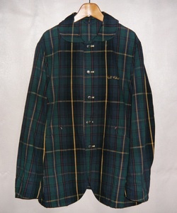  Karl hell m long sleeve check pattern jacket M size secondhand goods cotton 100% Karl Helmut men's 