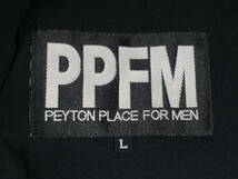 PPFM 長袖 テーラードジャケット ブラック Lサイズ 中古品 ピーピーエフエム PEYTON PLACE for Men ペイトンプレイスフォーメン メンズ_画像9