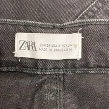 ZARA★ザラ★ボタンフライ デニムパンツ★サイズ34　10-28　_画像9