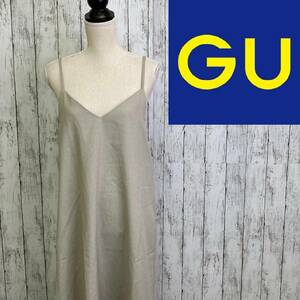 GU★ジーユー★Vネックキャミソールワンピース★サイズXL　10-49　