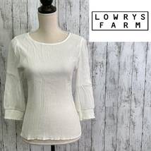 LOWRYS FARM★ローリーズファーム★シアープリーツブラウス★サイズF 10-116　_画像1