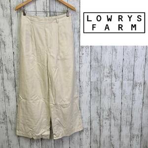 LOWRYS FARM★ローリーズファーム★麻混ワイドパンツ★サイズL　10-139