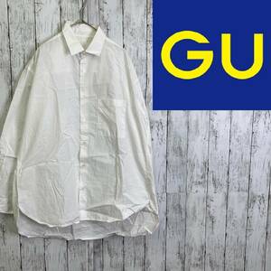 GU★ジーユー★ブロードオーバーサイズシャツ★サイズS　10-146　