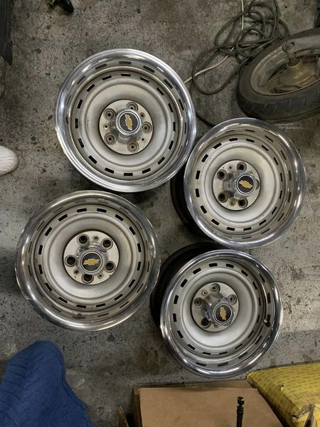 シボレー 純正 ラリーホイール 15 純正ホイール 鉄ホイール トリム