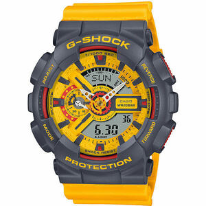 セール!★新品 カシオ正規保証付き★G-SHOCK 限定品 GMA-S110Y-9AJF デジタル アナログ イエロー 黄色 レディース腕時計 警戒色 レスキュー