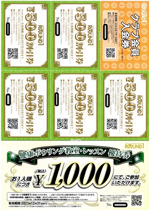 ラウンドワン施設利用券500円✖️49枚(24500円分) - www.tecnofast.com.co