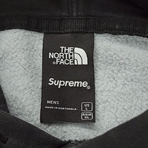 WC208 Supreme The North Face シュプリーム ノースフェイス 22FW TNF Pigment Printed Hooded Sweatshirt パーカー Lサイズ ブラック_画像4