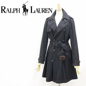  domestic regular goods *RALPH LAUREN Ralph Lauren cotton springs trench coat black 9