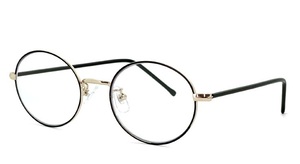 新品 ブルーライトカット メガネ py6496-1 Sサイズ 小さめ 小顔 PCメガネ 度なし ブルーライト 39％カット 丸メガネ 丸眼鏡 オーバル