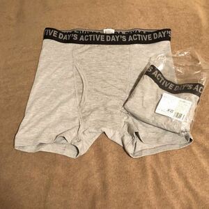  new goods unused! cell Van .... guard .. trunks *2 pieces set * nursing sinia size L gray 