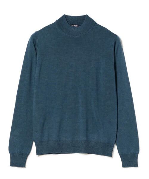 BEAMS F / 21ゲージ モックネック ニット