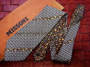 ●2459●良品●ミッソーニ【色の魔術師☆ＭＩＳＳＯＮＩ】ネクタイ