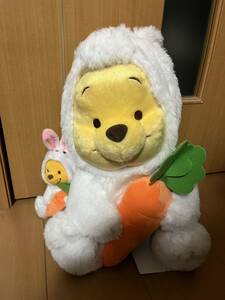 【新品未使用】ディズニーストア　干支プーさん　ぬいぐるみ SとMセット　白