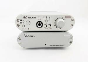 izo iHA-21EX-PSU-2013 iHA-21EX-2013 iPSU-1-2013 セット ヘッドホンアンプ+電源ユニット