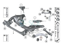 BMW F07 F01 F02 フロント プルストラットアーム コントロールアーム 右側 535i 550i 740i 740Li 750i 750Li 760Li 31126775960_画像2