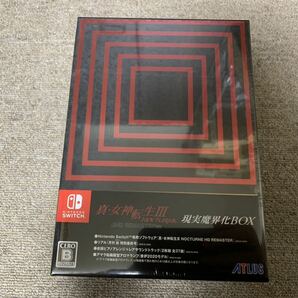 送料無料 新品 未使用 switch 真・女神転生Ⅲ NOCTURNE HD REMASTER 現実魔界化BOX スイッチ サウンドトラック アロマランプ 女神転生3