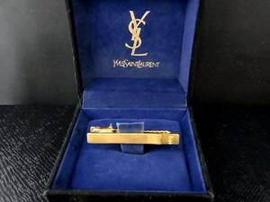 ◎№3853◎■良品■【YSL】サンローラン【ゴールド】■ネクタイ ピン♪