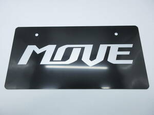 ダイハツ　ムーヴ　MOVE ディーラー 新車 展示用 非売品 ナンバープレート マスコットプレート