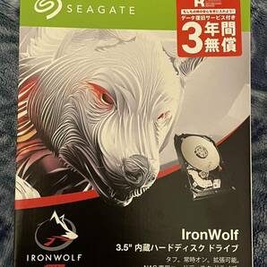 Seagate ST10000VN0008 10TB SATA600 7200 3.5型ハードディスクドライブ IronWolf シリーズの画像1