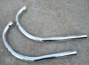 旧P HONDA C72 エキゾーストパイプSet エキパイ Exhaust pipe C72 C77 CA72 CA77 左右Set/