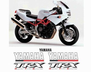 グラフィック デカール ステッカー 車体用 / ヤマハ TRX850 / WHITE 白