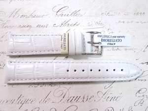 ☆難あり MORELLATO ITALY 20mm White カーフ BOLLE