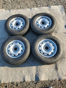 TOYO DELVEX 934,スタッドレスタイヤ,165R13 LT 6P.R. TUBELESS STEEL BELTED RADIAL トヨタ・プロボックスから取外し