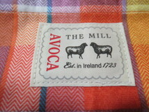 AVOCA THE MILL 手さげバッグ トートバッグ ミニトートバッグ サイズ245-155-52㎜ オレンジ基調 家庭保管品 未使用_画像2