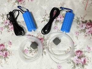  new goods USB air pump bkbk2 piece set,. .. fishing, scad taking advantage, raw . feed, squid taking advantage, medaka breeding .USB electric air pump 