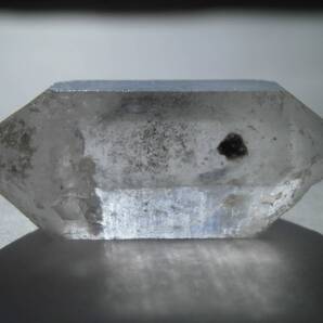 ★四川省★両剣水晶★シチュアン天然水晶原石★ブラックスノーイン/うっすらファントム/レコード△/キー/ファセットガーデン/美品★S336★