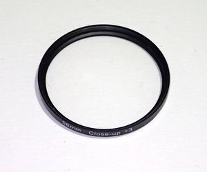 クローズアップレンズ フィルター 接写 マクロ +3 58mm