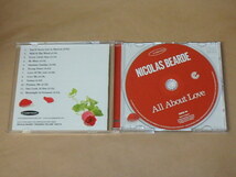 All About Love　/　 Nicolas Bearde（ニコラス・ビアード）/　輸入盤CD_画像2