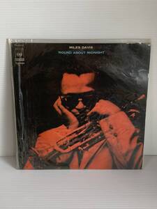 Ａ366　LP レコード盤　JAZZ/ジャズ　MILES DAVIS/マイルス・デイビス　ROUND ABOUT MIDNIGHT　SOPC 57139